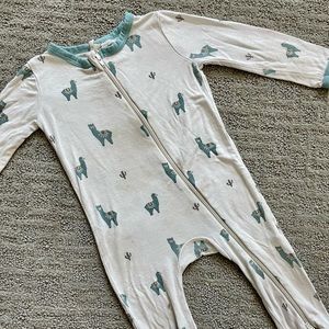 Kyte baby zippered romper alpaca 12-18 mos